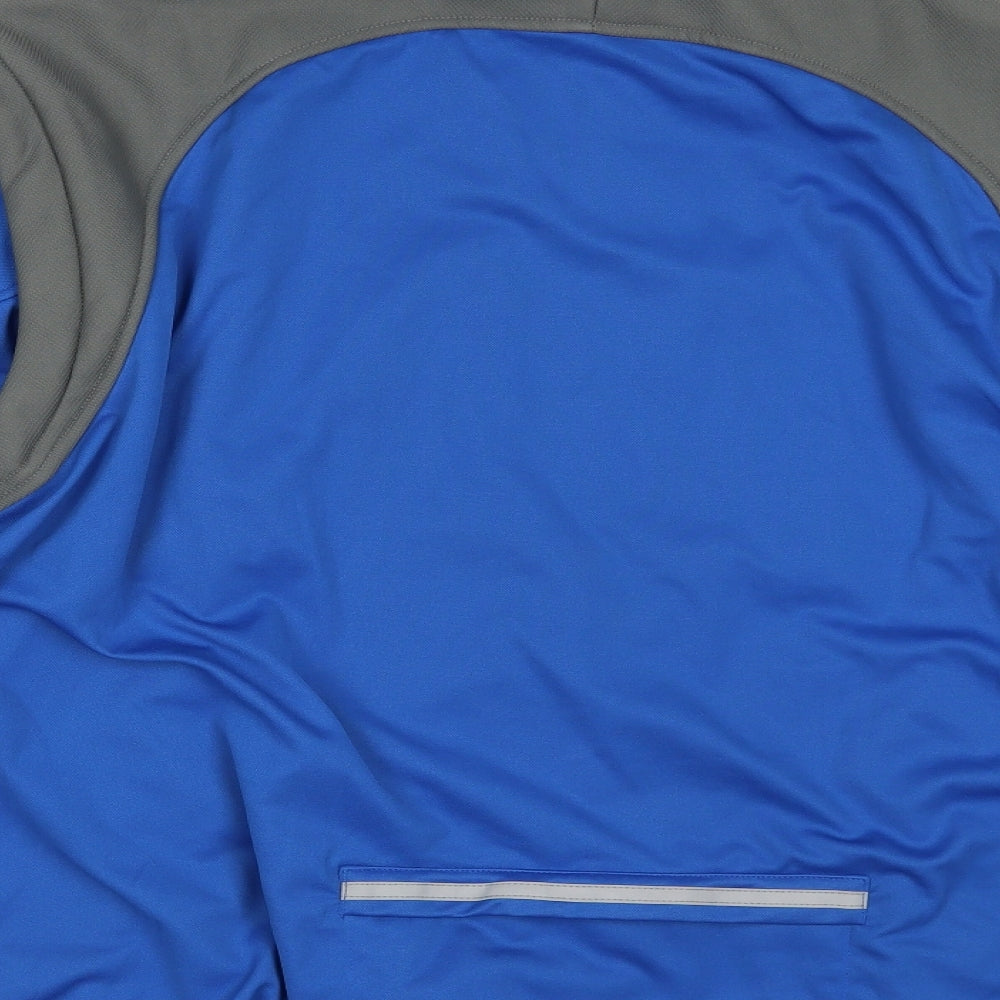 Crane Sports Mens Blue   Full Zip Jumper Size XL