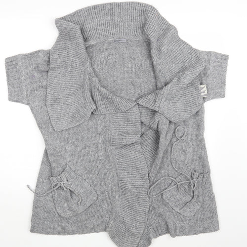 Boying Fashion Womens Grey   Wrap Jumper One Size