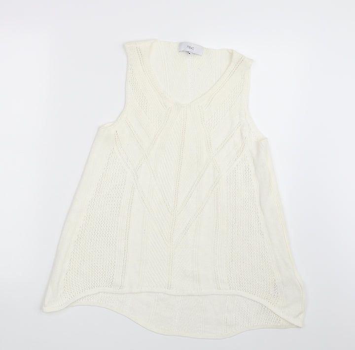New Look Womens Ivory   Pullover Jumper Size 14