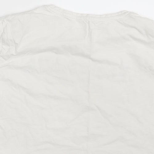 Matalan Girls White   Basic T-Shirt Size 12 Years