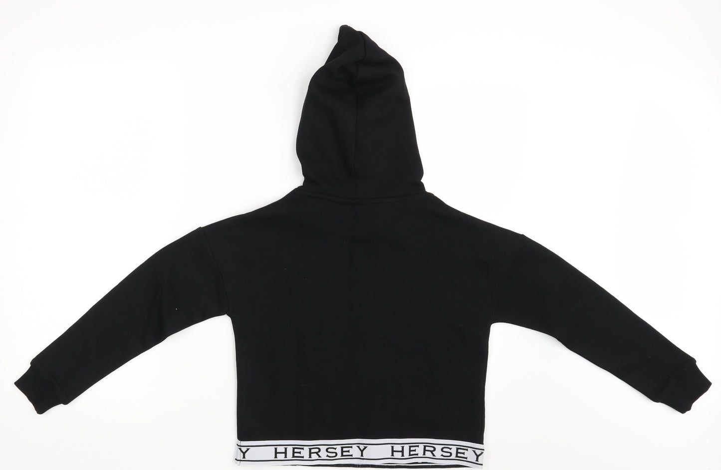 Beck & Hersey Girls Black   Pullover Hoodie Size 10-11 Years