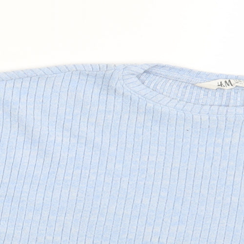 H&M Girls Blue   Pullover Jumper Size 10-11 Years