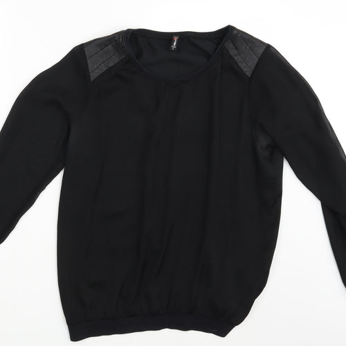 FB Sister Womens Black   Basic Blouse Size L