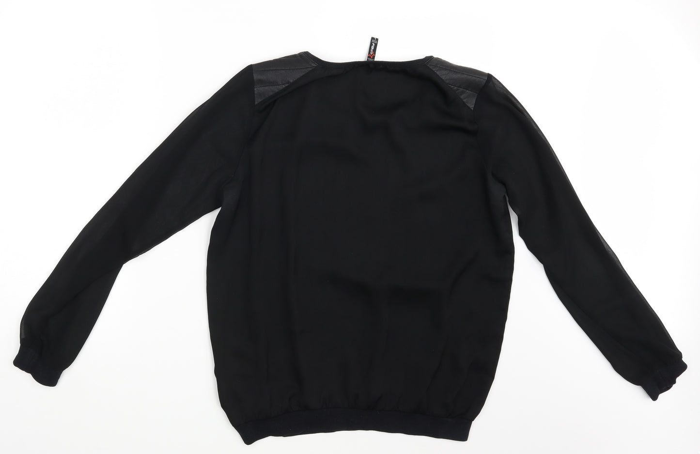 FB Sister Womens Black   Basic Blouse Size L