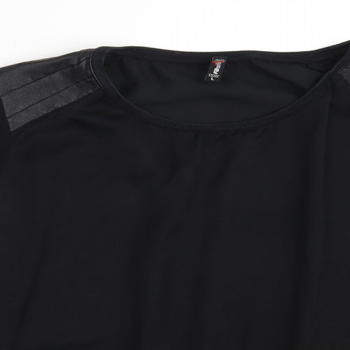 FB Sister Womens Black   Basic Blouse Size L