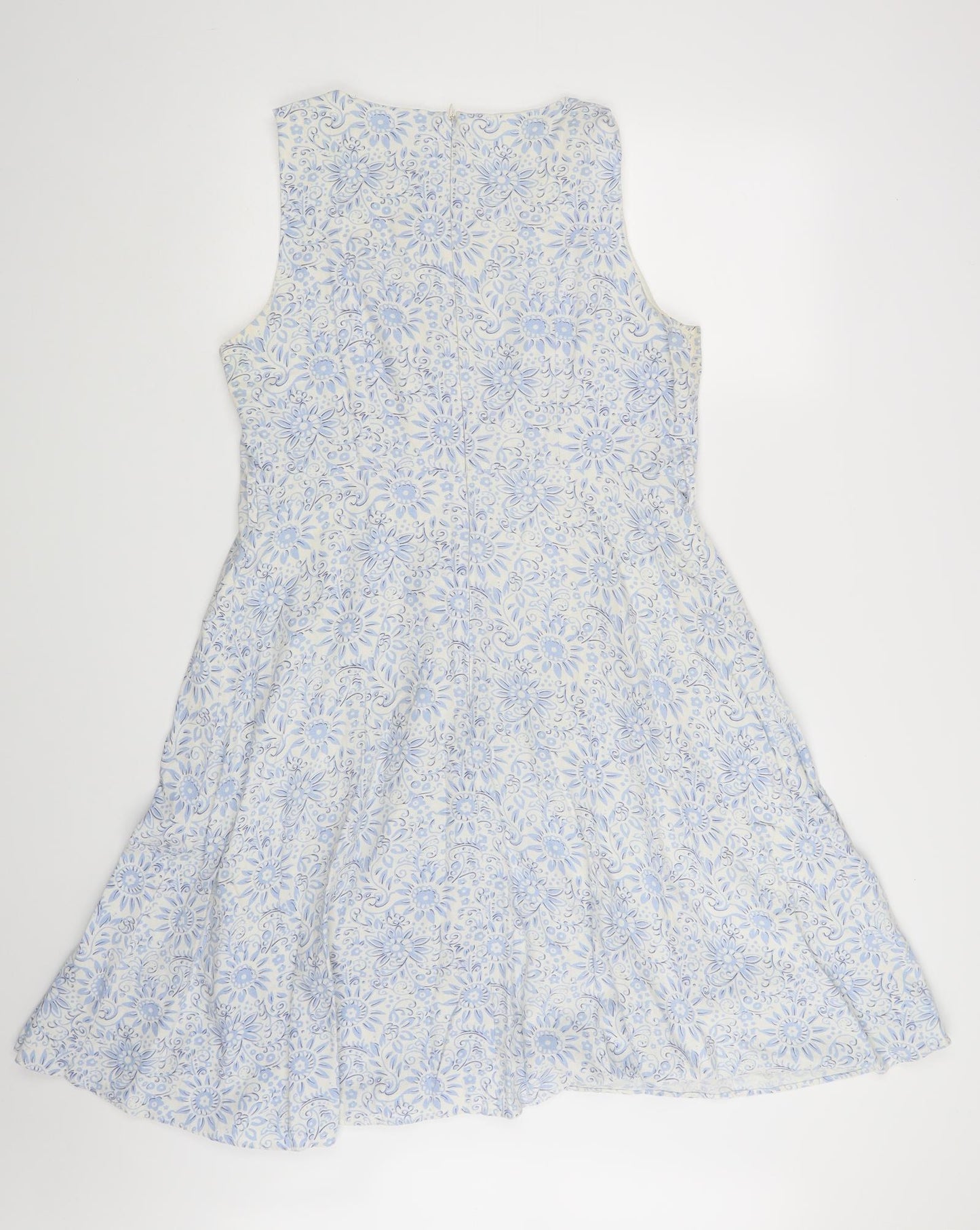 Papaya Womens White Floral  A-Line  Size 16