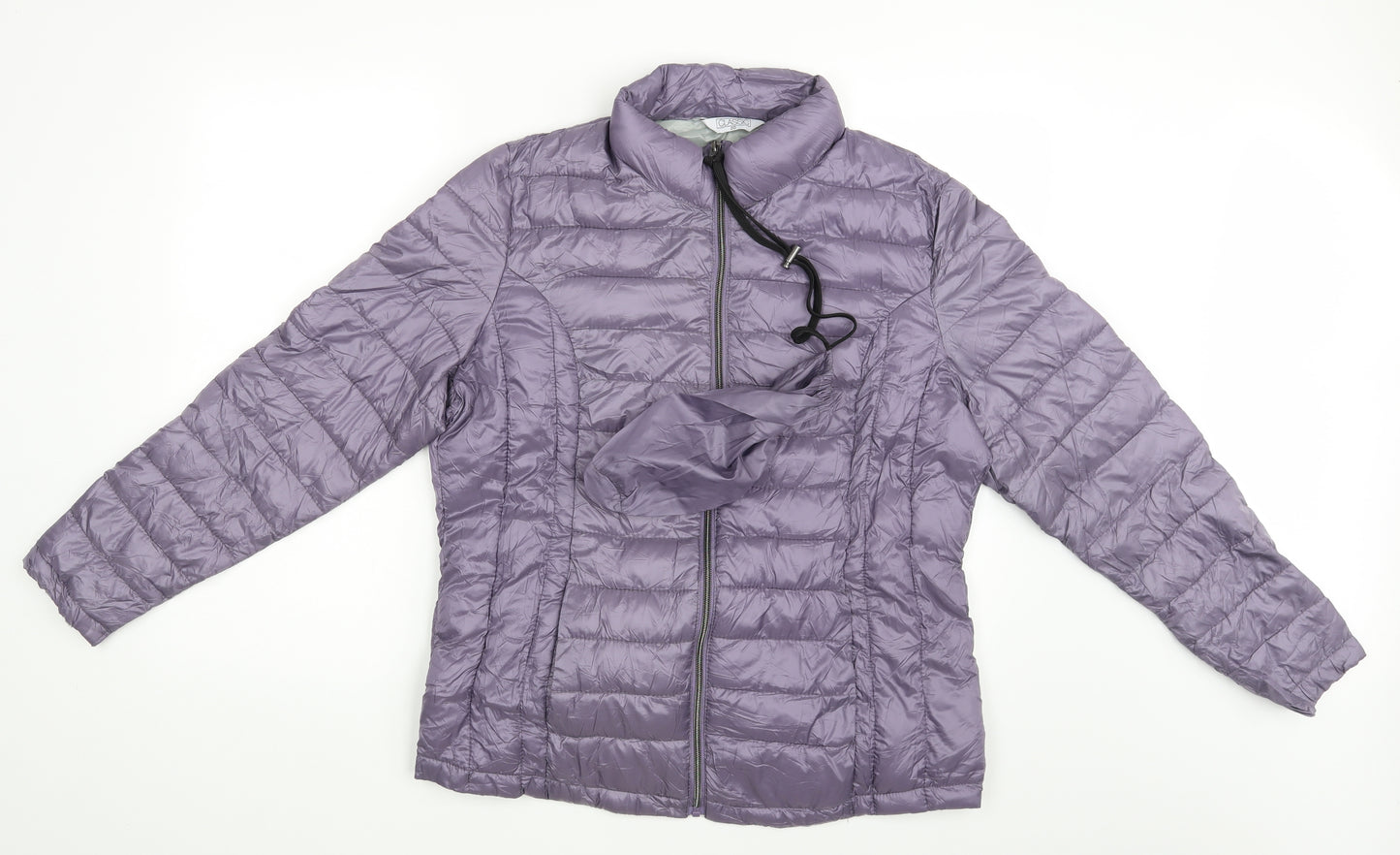 Classic Womens Purple   Puffer Jacket Jacket Size 20