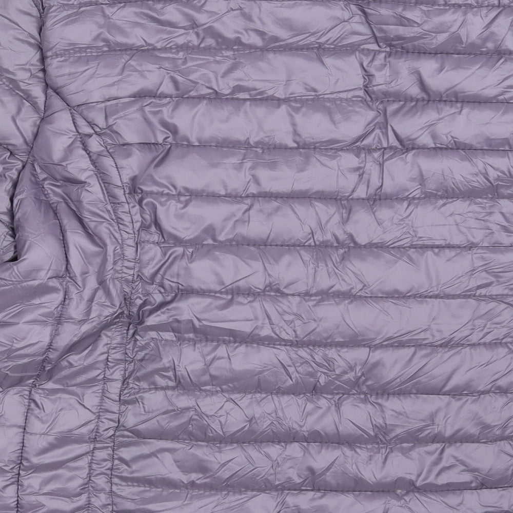 Classic Womens Purple   Puffer Jacket Jacket Size 20