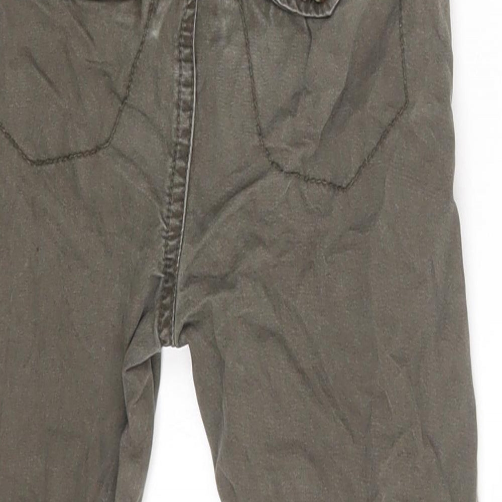 Matalan Boys Brown   Cropped Trousers Size 12-18 Months  - Waist 16in; Inside  leg 12