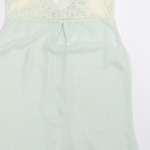 TU Womens White Polka Dot  Basic Button-Up Size 12