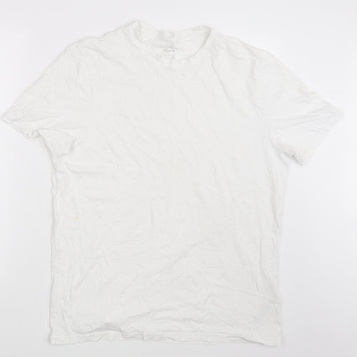 M&S Mens White    T-Shirt Size L