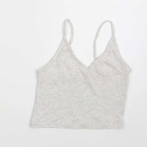New Look Womens Grey   Camisole Tank Size 10