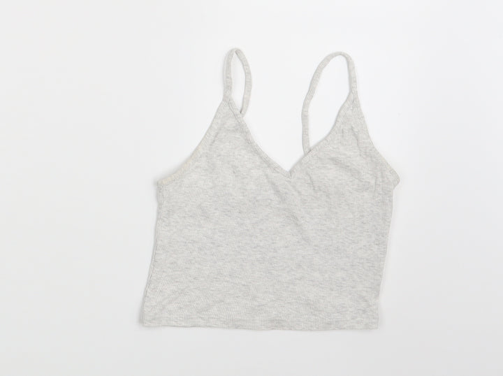 New Look Womens Grey   Camisole Tank Size 10