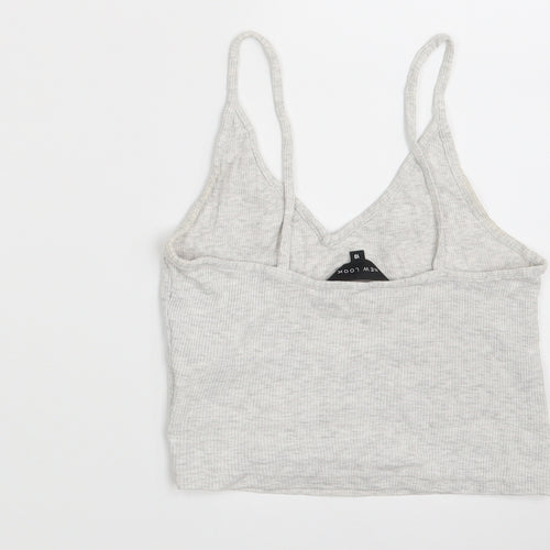 New Look Womens Grey   Camisole Tank Size 10