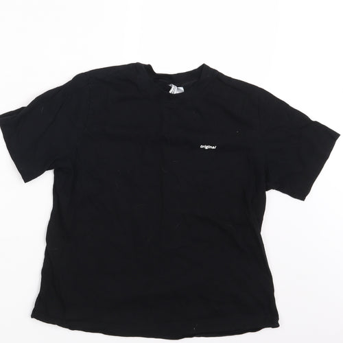 H&M Womens Black   Basic T-Shirt Size S  - Original