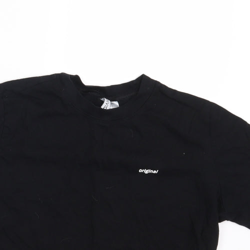 H&M Womens Black   Basic T-Shirt Size S  - Original