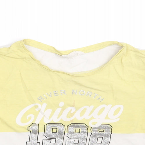 H&M Girls White   Basic T-Shirt Size 10-11 Years  - Chicago