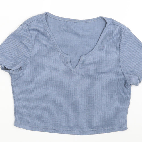 Preworn Womens Blue   Basic T-Shirt One Size