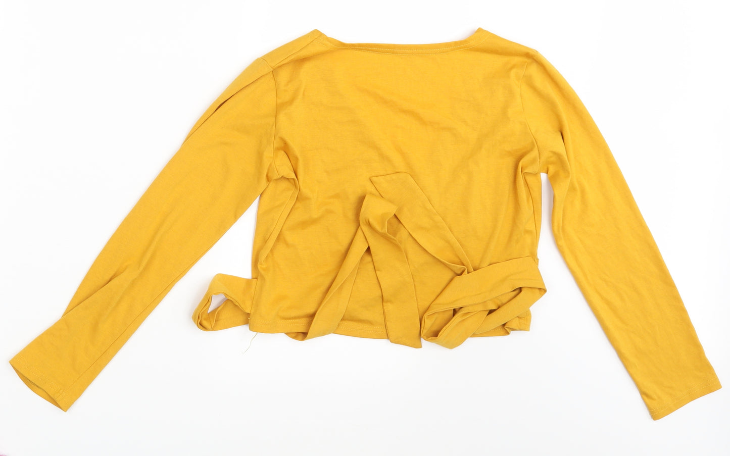 Preworn Womens Yellow   Basic Blouse One Size