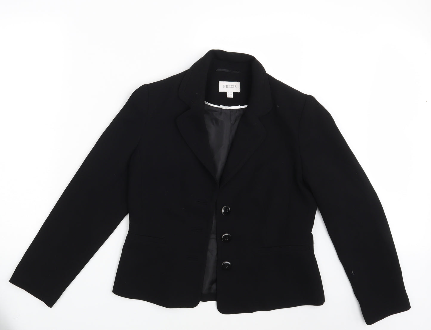 Precis Womens Black   Jacket Blazer Size 10