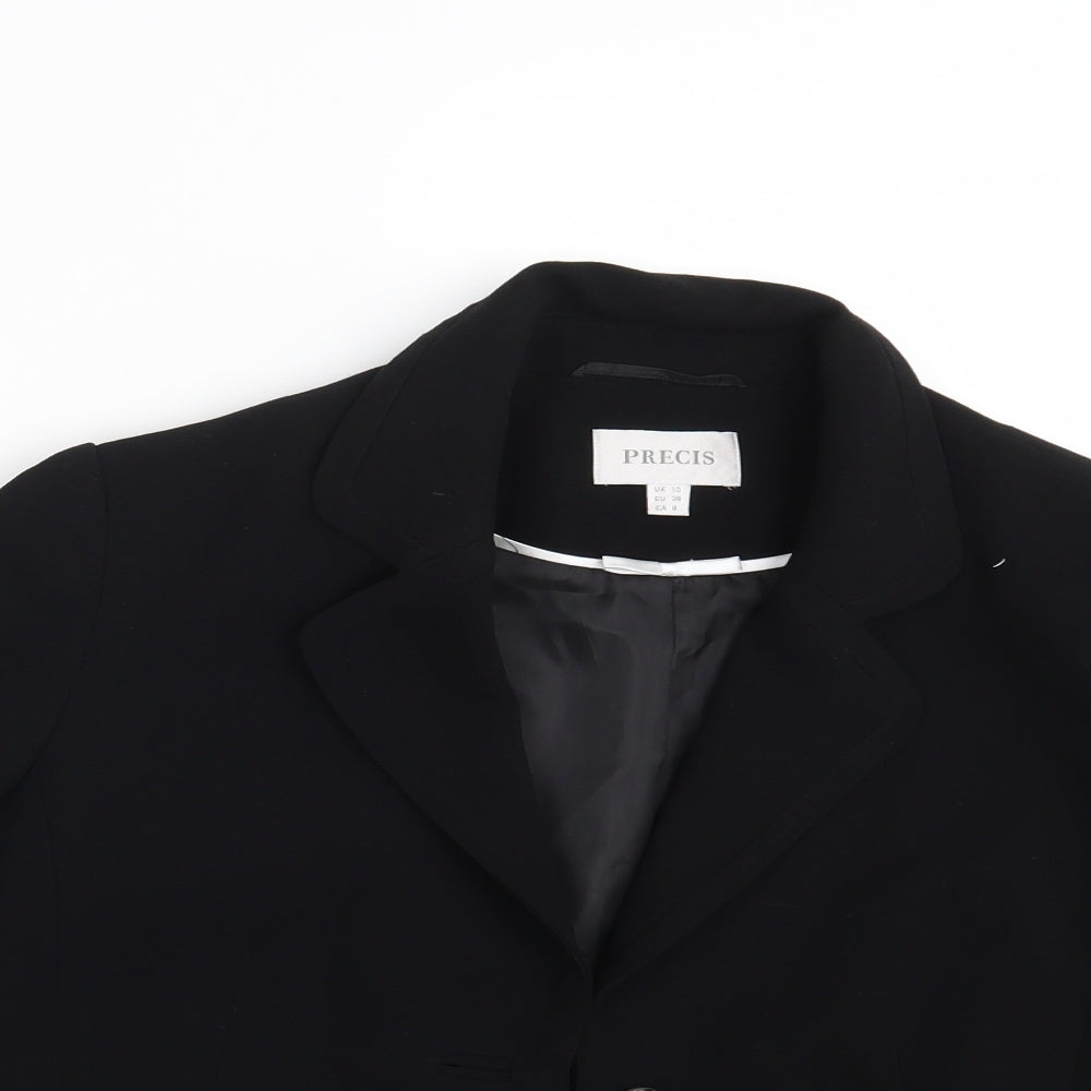 Precis Womens Black   Jacket Blazer Size 10
