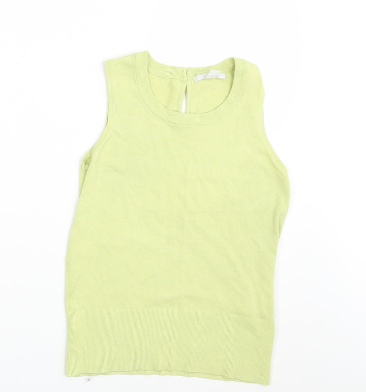 H&M Womens Yellow   Pullover Jumper Size 10