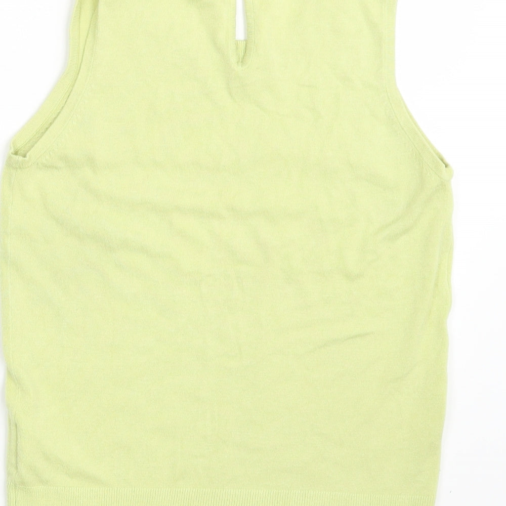 H&M Womens Yellow   Pullover Jumper Size 10