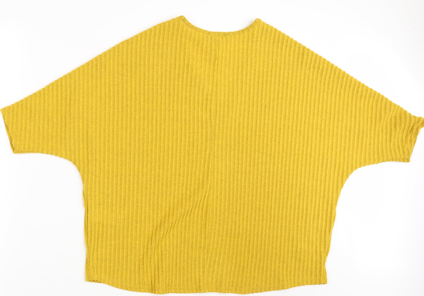 New Look Womens Yellow   Pullover Jumper Size S