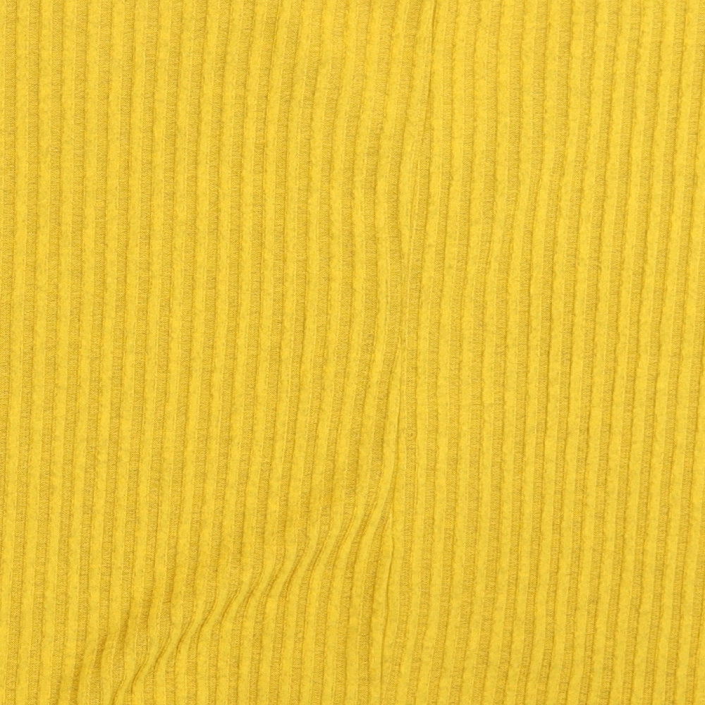 New Look Womens Yellow   Pullover Jumper Size S