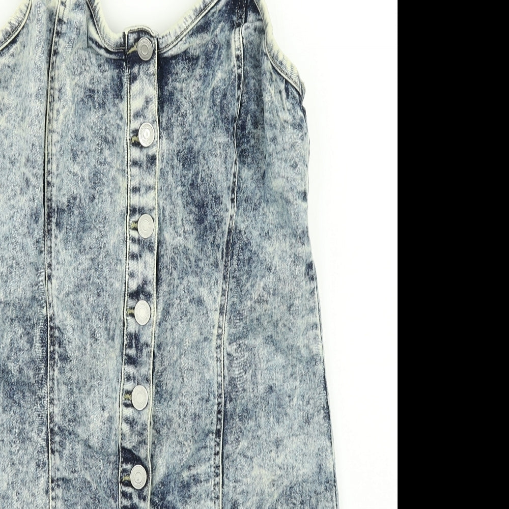 New Look Womens Blue  Denim Bodycon  Size 12