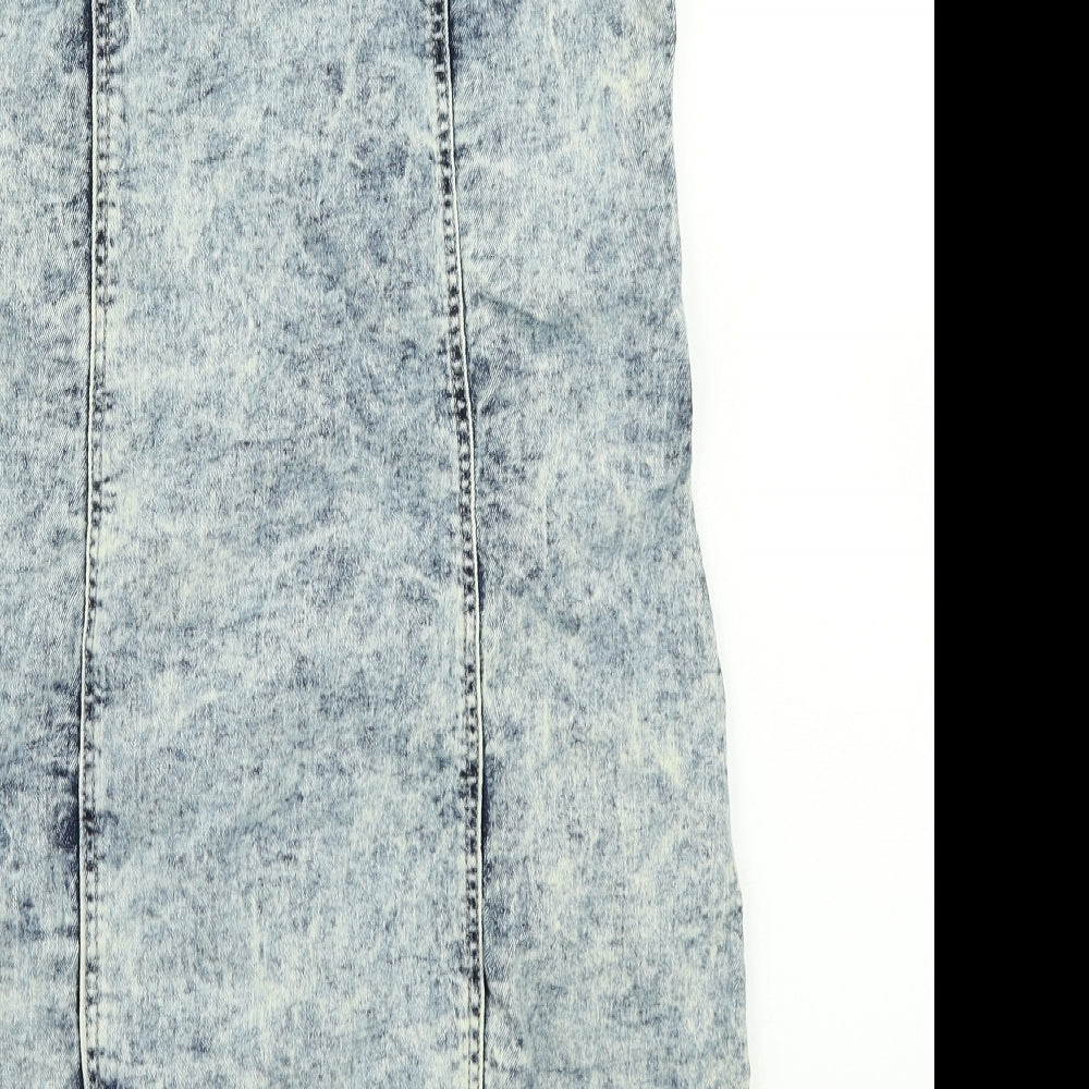 New Look Womens Blue  Denim Bodycon  Size 12