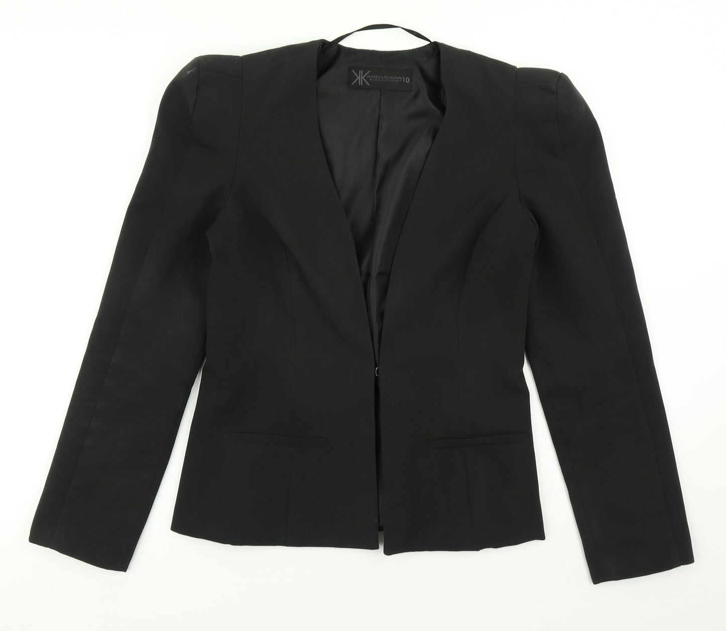 Kardashian Kollection Womens Black   Jacket Blazer Size 10
