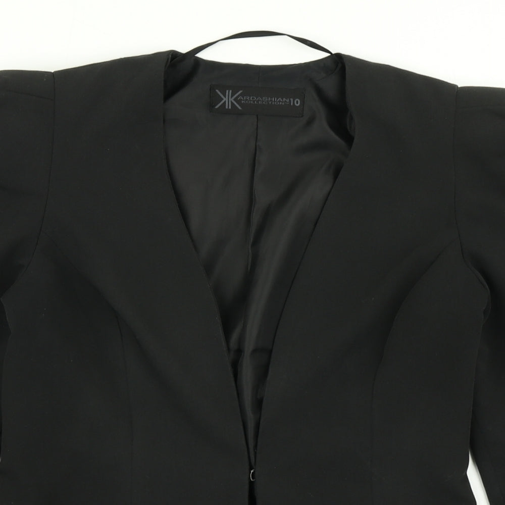 Kardashian Kollection Womens Black   Jacket Blazer Size 10