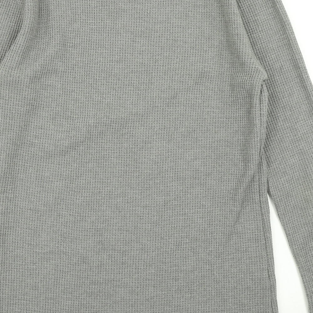 Cedar Wood State Mens Grey  Knit Pullover Jumper Size L