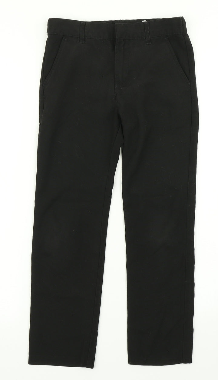 F&F Boys Black Dress Pants Trousers Size 7-8 Years
