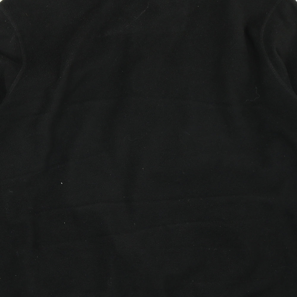 George Mens Black  Fleece Full Zip Sweatshirt Size L