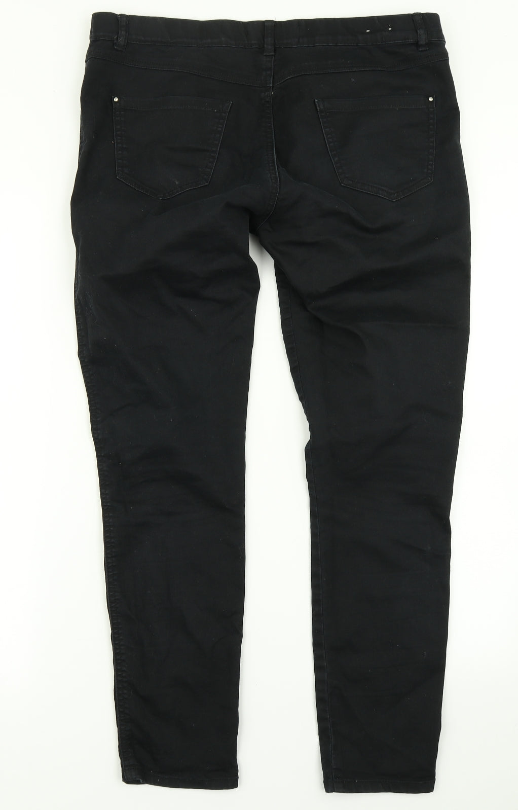 New Look Womens Black  Denim Jegging Jeans Size 14 L26 in