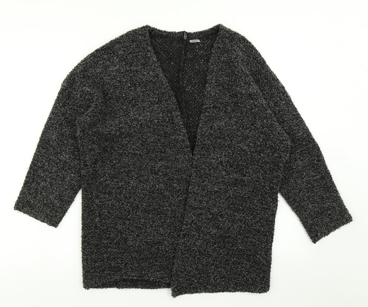 Divided Womens Grey Knit Cardigan Jumper Size M