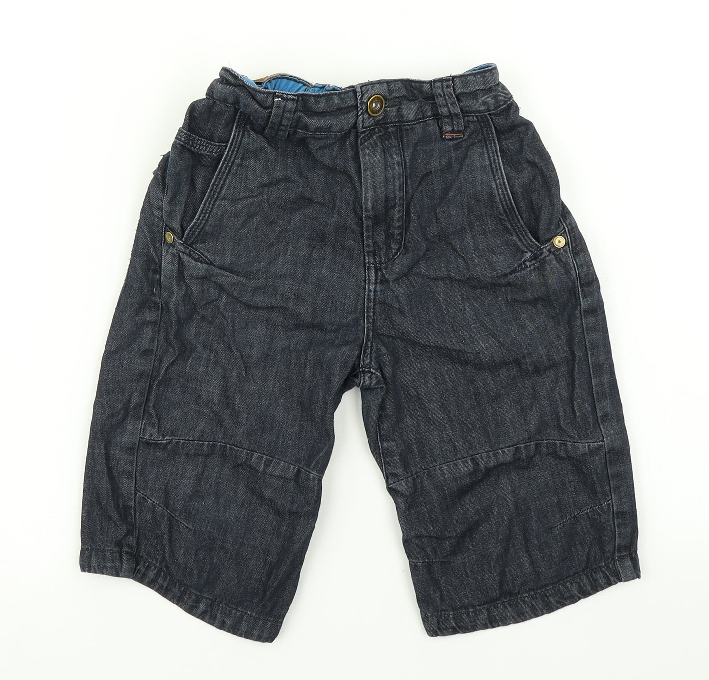 NEXT Boys Blue  Denim Cargo Shorts Size 8 Years