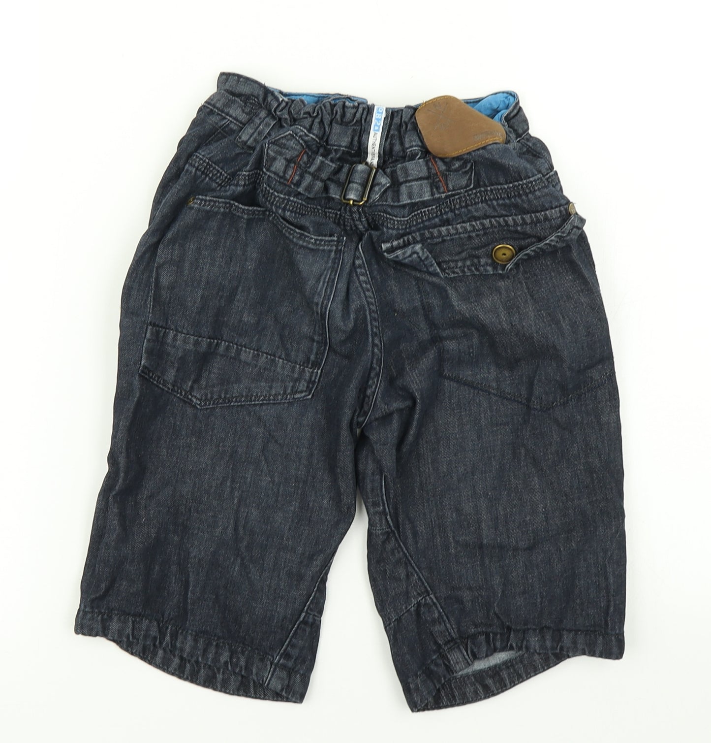 NEXT Boys Blue  Denim Cargo Shorts Size 8 Years