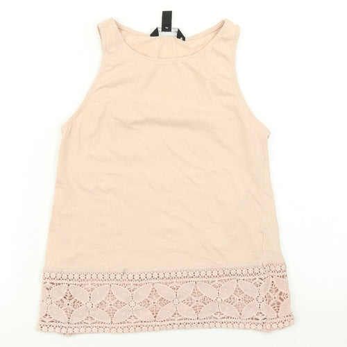 New Look Womens Pink   Basic Tank Size 6