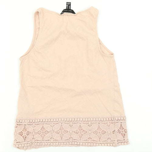 New Look Womens Pink   Basic Tank Size 6