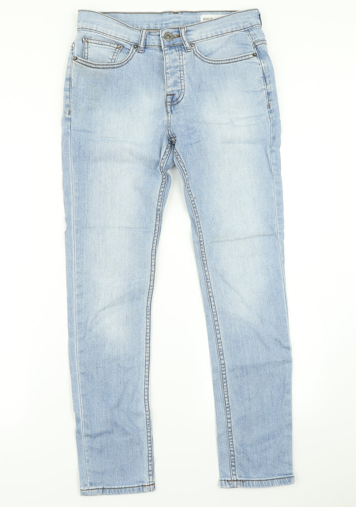 Denim Co Womens Blue Denim Skinny Jeans Size 30 in L28 in