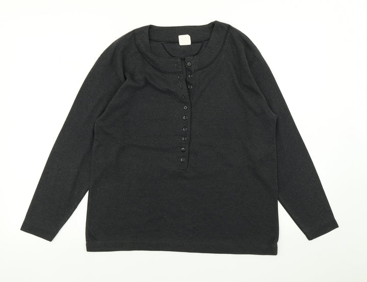 QS Womens Grey   Basic Polo Size 10