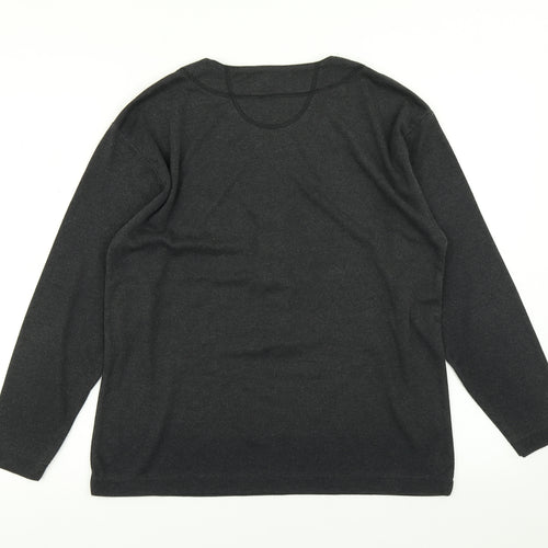 QS Womens Grey   Basic Polo Size 10