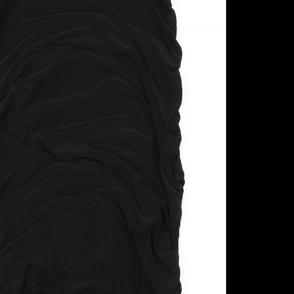 Boohoo Womens Black   Bandage Skirt Size 14