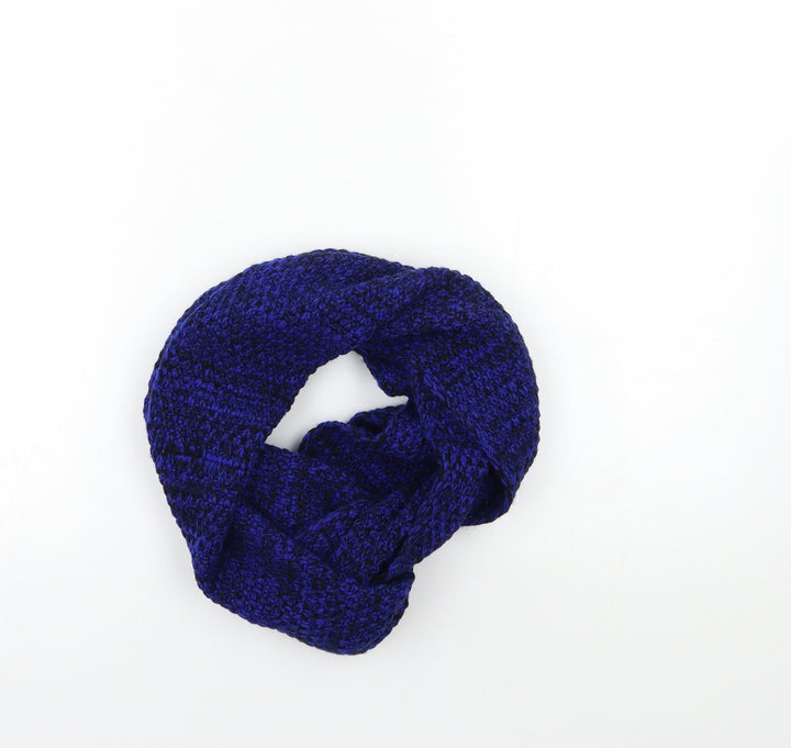 Preworn Womens Blue Batik Scarf