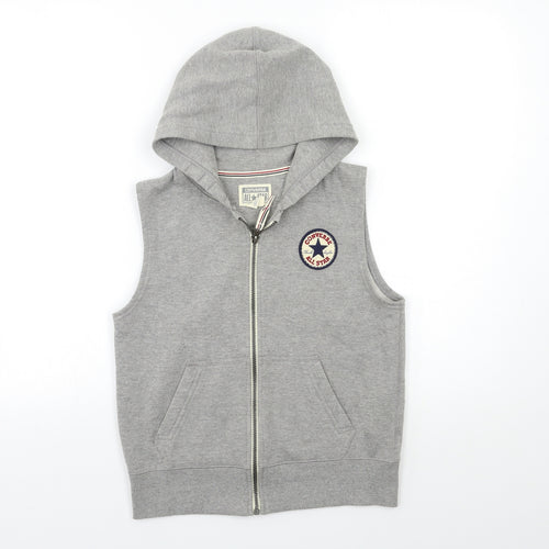 Converse Boys Grey   Full Zip Hoodie Size 8 Years