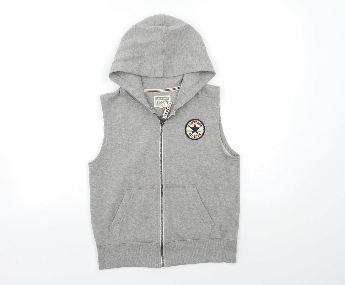 Converse Boys Grey   Full Zip Hoodie Size 8 Years