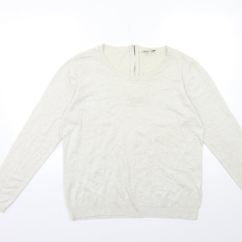 Papaya Womens Grey  Rayon Pullover Jumper Size 14